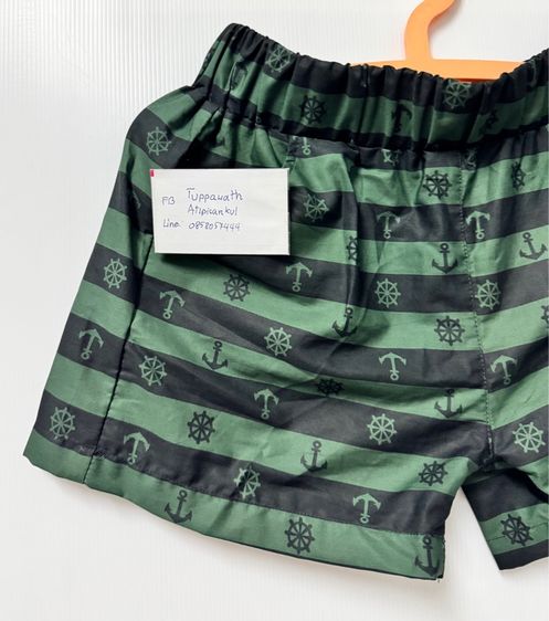 กางเกงขาสั้นลายพราง สีเขียวทหาร ของใหม่ รูปที่ 2