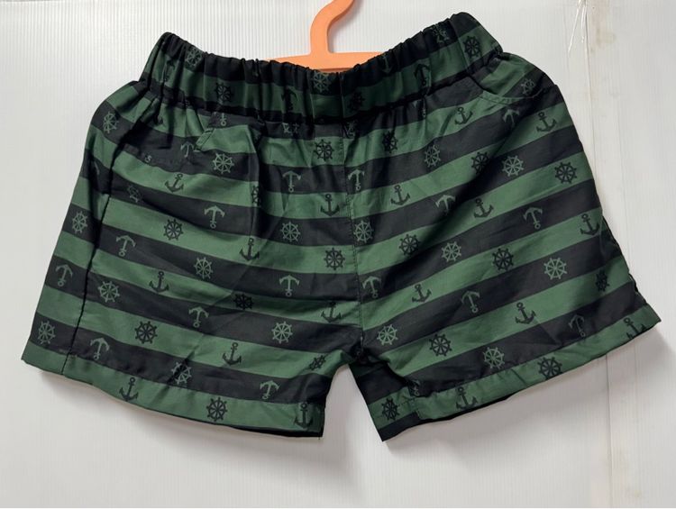 ฟรีไซส์ แขนสั้น อื่นๆ กางเกงขาสั้นลายพราง สีเขียวทหาร ของใหม่