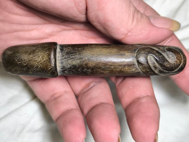 ปลัดขิกหลวงพ่ออี๋ ลายมือครูมั่น วัดสัตหีบ เพชรพญาธร รูปที่ 2