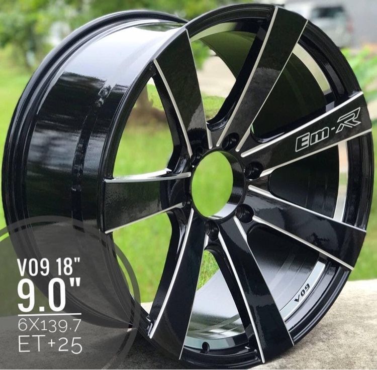 ล้อแม็กใหม่ขอบ18 V09 EMOTION R 6รู กว้าง9นิ้ว รูปที่ 3