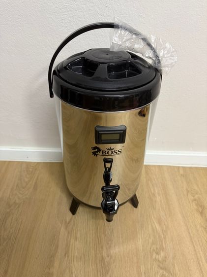 ถังพักชา 10L ของใหม่ แบบมีวัดอุณหภูมิ