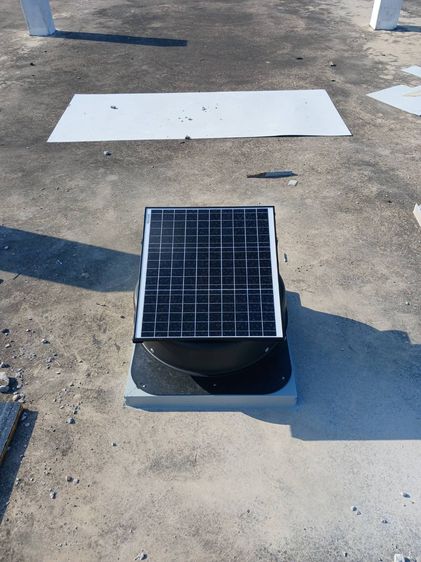 ขายพัดลมหลังคา โซล่าเซลล์ ขาย Solar Roof Attic 40W ค่าไฟฟ้าศูนย์บาท ไม่ต้องเดินสายไฟ รูปที่ 11
