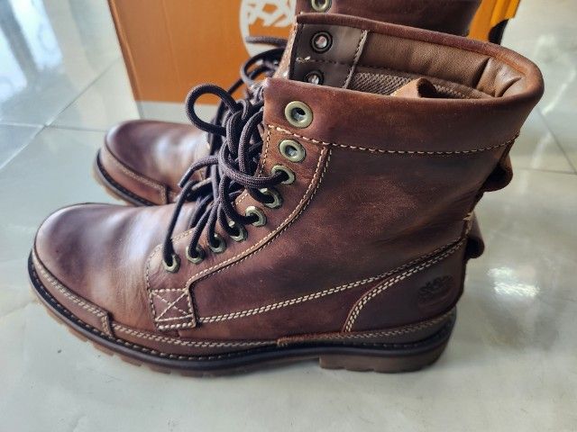 รองเท้าบู้ชชาย timberland size 43 สภาพเหมือนใหม่ ของแท้แข็งแรงทนทาน รูปที่ 9