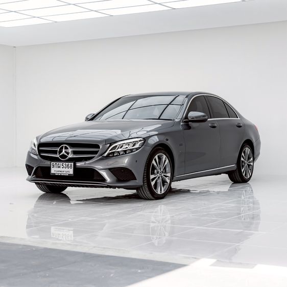 Mercedes-Benz C-Class 2020 C300 Sedan ปลั๊กอินไฮบริด (PHEV) ไม่ติดแก๊ส เกียร์อัตโนมัติ เทา