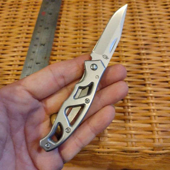 มีดพับ GERBER ขนาดใบ 2นิ้ว ของแท้มือสองสภาพใหม่มาก รูปที่ 5