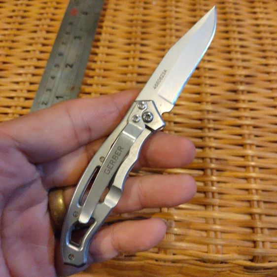 มีดพับ GERBER ขนาดใบ 2นิ้ว ของแท้มือสองสภาพใหม่มาก รูปที่ 6