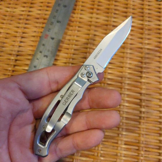 มีดพับ GERBER ขนาดใบ 2นิ้ว ของแท้มือสองสภาพใหม่มาก รูปที่ 7