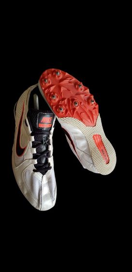 ผู้ชาย ขาว รองเท้าวิ่ง Nike Zoom River Mid 6 วิ่ง พื้นตะปู us10 eu45.5 29cm.