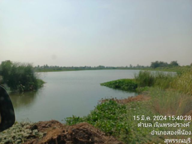 ที่ดินติดทะเลสาป  ขนาดใหญ่ สร้างบ้านเรือนแพได้เลย