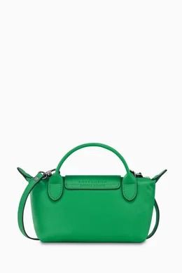 Longchamp Le Pliage Xtra XS Pouch สีเขียว รูปที่ 6