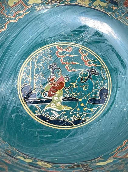 ชาม กังไสเขียนสี  สะสมD4 รูปที่ 8