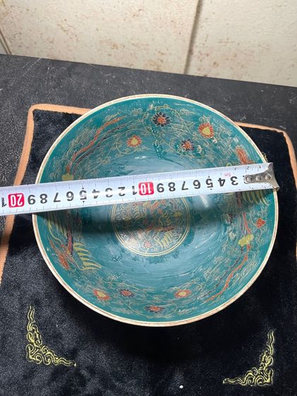 ชาม กังไสเขียนสี ลายนกฟีนิกซ์ สะสมD2 รูปที่ 18