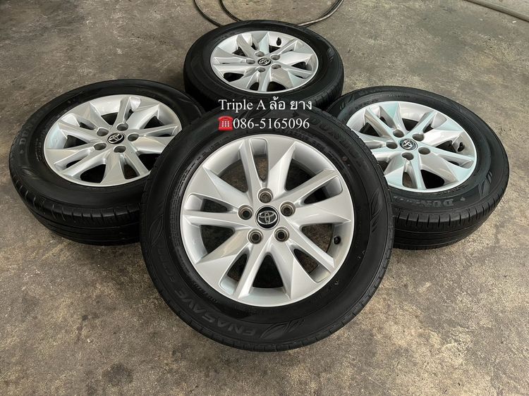 อื่นๆ อะลูมิเนียมอัลลอย 16" ✨ล้อแม็ก 5รู114✨Toyota Innova ขอบ 16 แถมยาง 205-65-16 Dunlop ปลายปี 21