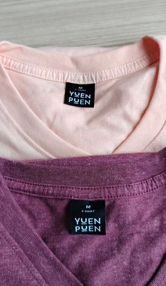 เสื้อยืด YuenPuen อก 36 ขายเหมาสองตัว 