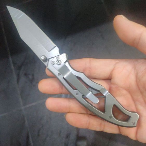 มีดพับ GERBER สีเทาดำ ขนาดใบ 3นิ้ว ของแท้มือสอง รูปที่ 5