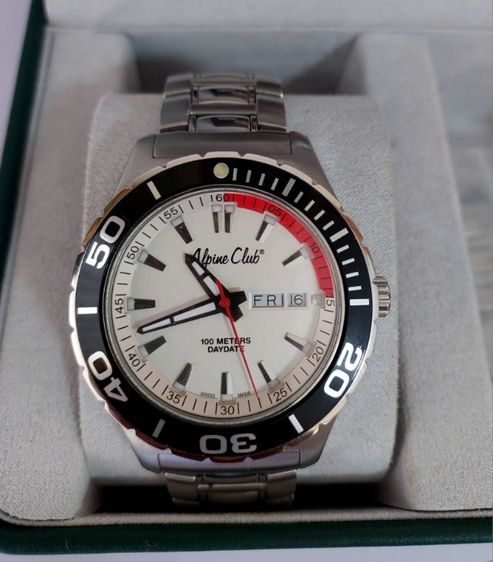 เงิน อื่นๆ นาฬิกาSwiss Made Alpine Club