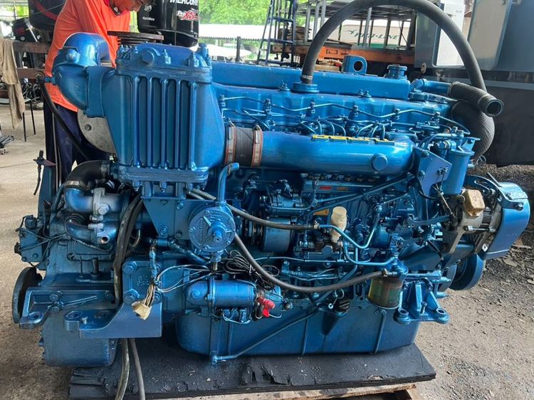 ขาย เครื่องเรือยอชร์ isuzu marine 6sa1 เกียร์ ทด 3.14 marine engine รูปที่ 2
