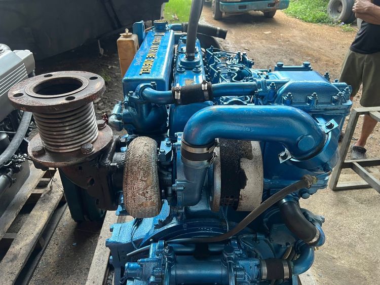 ขาย เครื่องเรือยอชร์ isuzu marine 6sa1 เกียร์ ทด 3.14  marine engine รูปที่ 4