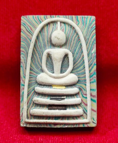 💟 พระสมเด็จสายรุ้ง ตะกรุดทองคำ หลวงพ่อแพ วัดพิกุลทอง