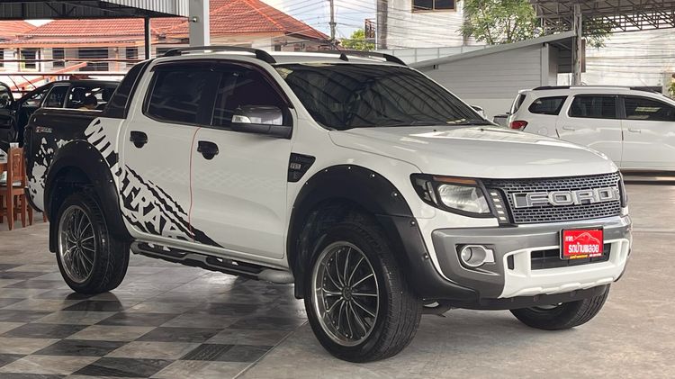 Ford Ranger 2015 2.2 Hi-Rider Wildtrak Pickup ดีเซล ไม่ติดแก๊ส เกียร์อัตโนมัติ ดำ รูปที่ 3