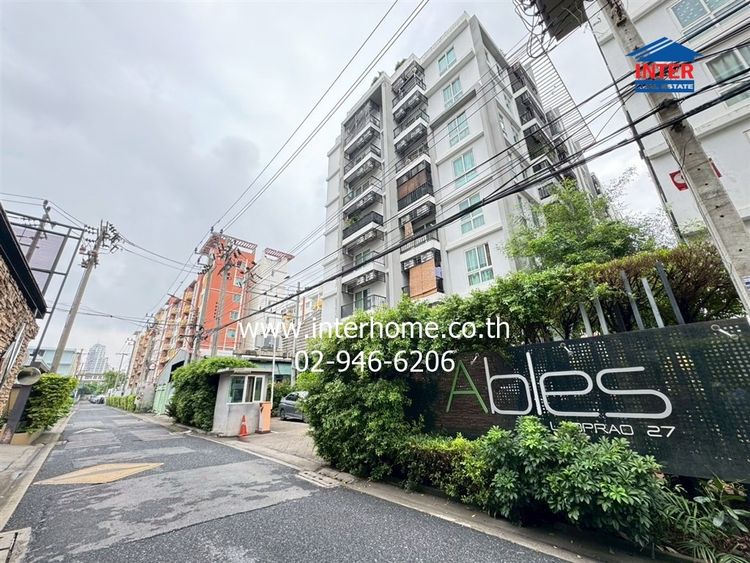 มีบางส่วน ไม่ใช่ คอนโดมิเนียม 39.09 ตร.ม. เอเบิลส์ คอนโด ลาดพร้าว27 อาคารเอ ใกล้ รถไฟฟ้าMRTลาดพร้าว ซอยลาดพร้าว27 ถนนพหลโยธิน ถนนลาดพร้าว เขตจตุจักร กรุงเทพม