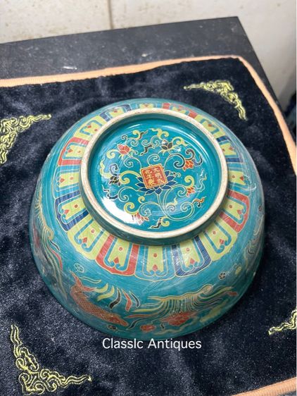 ชาม กังไสเขียนสี  สะสมD5 รูปที่ 2