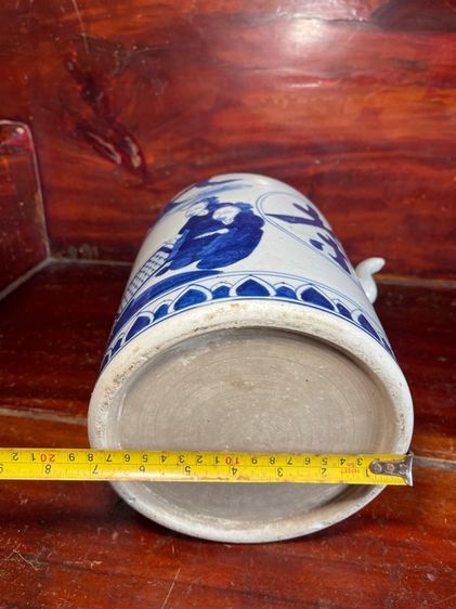 กาน้ำชา กังไส ลายคราม ใบใหญ่A2 รูปที่ 15