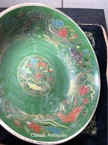 ชาม กังไสเขียนสี  สะสมD6 รูปที่ 9