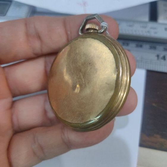 นาฬิกาพก pocket watch keystone victory 10K Rolled ใช้งานได้ปรกติ รูปที่ 6