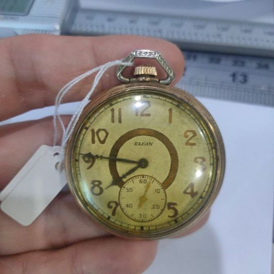 นาฬิกาพก pocket watch keystone victory 10K Rolled ใช้งานได้ปรกติ รูปที่ 3