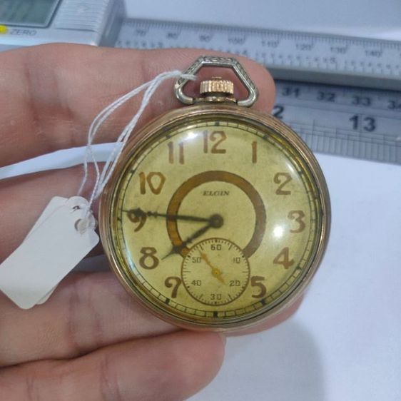 นาฬิกาพก pocket watch keystone victory 10K Rolled ใช้งานได้ปรกติ รูปที่ 2