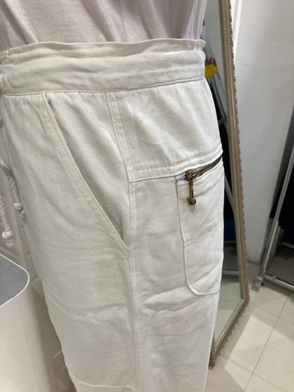 กก ยีนส์ขาว  xl รูปที่ 4