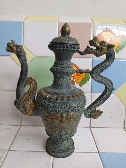 กาน้ำทองเหลืองจีนโบราณ