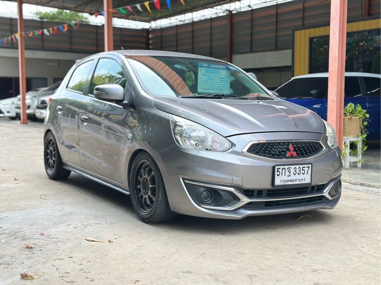 Mitsubishi Mirage 2016 1.2 GLX Sedan เบนซิน ไม่ติดแก๊ส เกียร์ธรรมดา เทา รูปที่ 3
