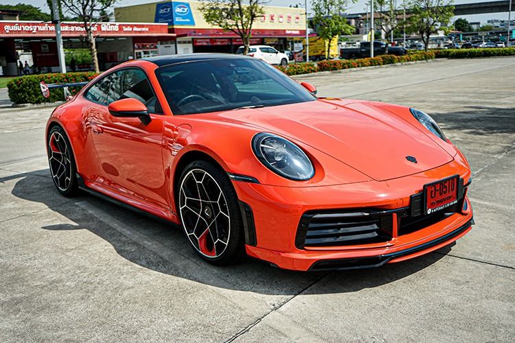 Porsche Carrera 2021 รุ่นย่อยอื่นๆ Sedan เบนซิน ไม่ติดแก๊ส เกียร์อัตโนมัติ ส้ม รูปที่ 3
