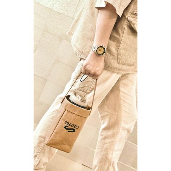 Limited Edition Seiko 5Sport Bubble Milk Tea with a creamy brown รุ่น SRPK45 รูปที่ 11