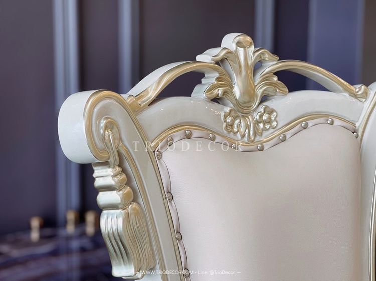 ANASTASIA ROYAL CLASSIC DINING SET ชุดโต๊ะอาหารสไตล์หลุยส์ เกรดพรีเมี่ยม 8ที่นั่ง รุ่น อะนาสตาเซีย รูปที่ 5