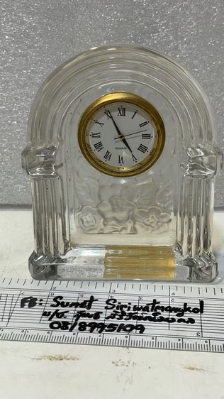 นาฬิกาแก้วตั้งโต๊ะ รูปที่ 2