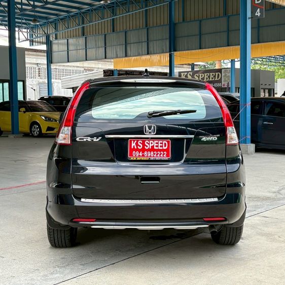 Honda CR-V 2014 2.0 E 4WD Utility-car เบนซิน ไม่ติดแก๊ส เกียร์อัตโนมัติ ดำ รูปที่ 4
