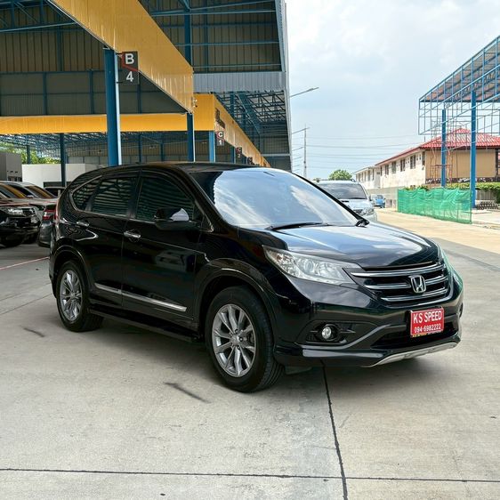 Honda CR-V 2014 2.0 E 4WD Utility-car เบนซิน ไม่ติดแก๊ส เกียร์อัตโนมัติ ดำ รูปที่ 3