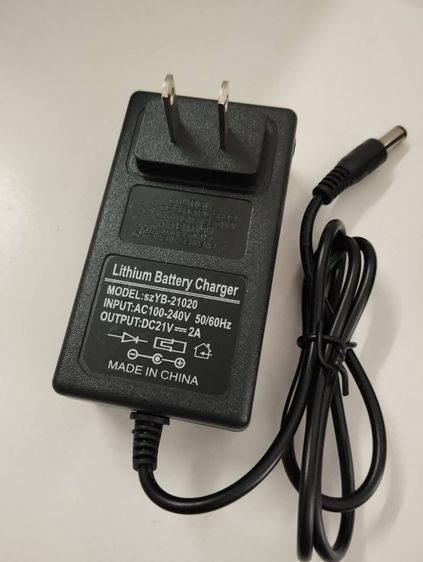 หัวชาร์แบตเตอร์รี่สว่านไร้สาย 2แอมป์ เต็มแล้วตัด มีไฟสถานะชาร์จแบตเต็ม เก็บปลายทาง รูปที่ 2