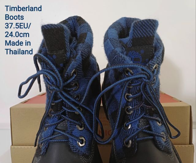 Timberland Boots, Unisex 37.5EU(24.0cm) ของแท้ มือ 1 สภาพเยี่ยม, รองเท้า Timberland ใหม่ นำไปเย็บรอบขอบพื้นเพิ่มให้ทนทานใช้งานได้นานขึ้น รูปที่ 8