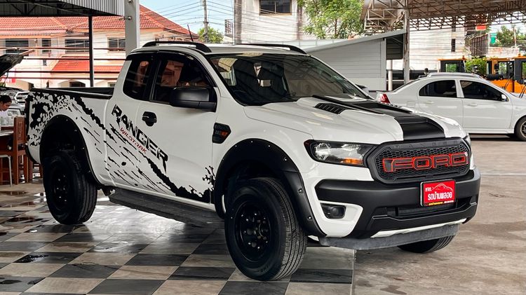 Ford Ranger 2020 2.2 Hi-Rider XL Plus Pickup ดีเซล ไม่ติดแก๊ส เกียร์ธรรมดา ขาว รูปที่ 3