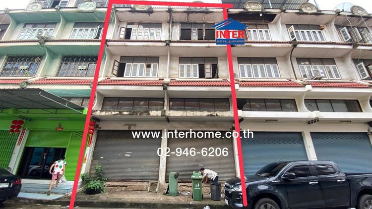 อาคารพาณิชย์ 3.5 ชั้น 32 ตร.ว. อาคารพาณิชย์ ซอยบรมราชชนนี76 ถนนบรมราชชนนี ถนนพุทธมณฑลสาย3 เขตตลิ่งชัน กรุงเทพมหานคร