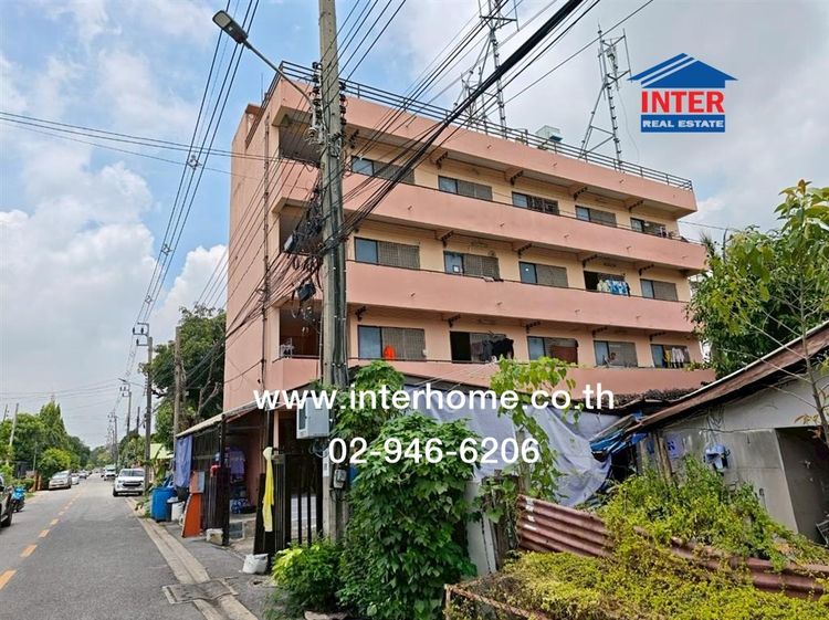 อพาร์ทเม้นท์ 4 ชั้น 86 ตร.ว. อพาร์ทเม้นท์ ซอยเทิดราชัน19 ถนนวิภาวดี-รังสิต ถนนเทิดราชัน เขตดอนเมือง กรุงเทพมหานคร
