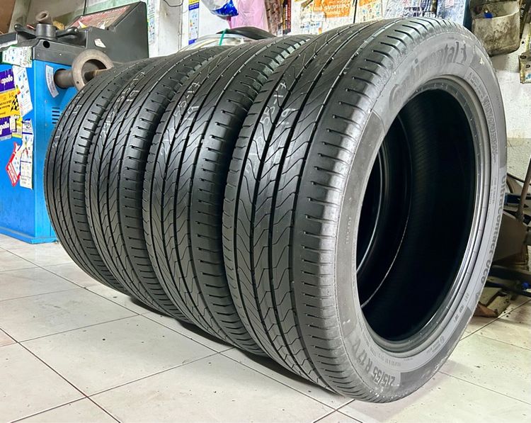 CONTINENTAL 215 55 17 ยางมือสอง4เส้น