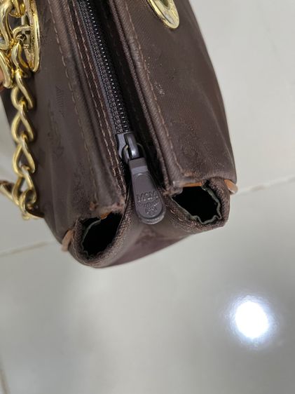 MCM Vintage Bag Brown made in Germany ของแท้สภาพดีพร้อมใช้งาน รูปที่ 13