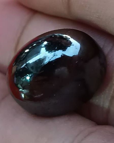 พลอยหัวแหวน สีเม็ดมะขาม นน. 42.31 ct.  รับประกันแท้ รูปที่ 2