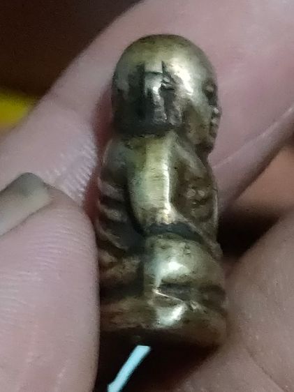 รูปหล่อปั๊มหลวงพ่อเงินวัดบางคลานพิมพ์คอแอลนิยมเนื้ออัลปาก้าจัดสร้างปี2515 ตอกใต้ฐาน14-15 รูปที่ 2