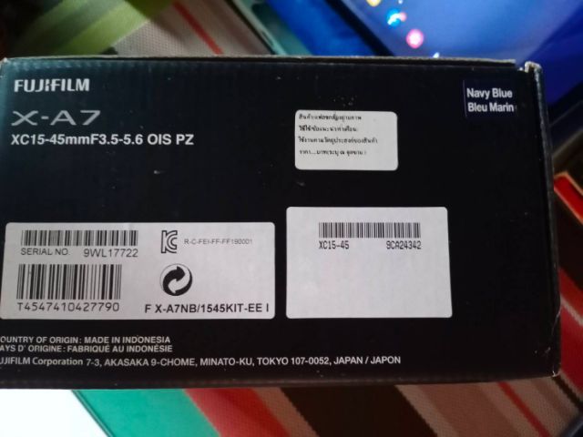 กล้อง FUJI X-A7 มือสอง สภาพ 99เปอเซ็นต์